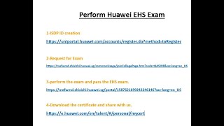 Huawei ISDP ID creation and EHS exam [upl. by Dagall205]