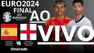 ESPANHA X INGLATERRA AO VIVO  TRANSMISSÃO AO VIVO  FINAL EUROCOPA 2024 [upl. by Trebleht]