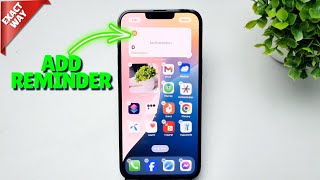 iOS 18 How To Add Reminders To Home Screen On iPhone [upl. by Normak]