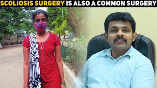 Scoliosis Surgery is also a Common Surgery Dr Vignesh Pushparaj  Annaamalai Ortho and Spine Center [upl. by Socrates]