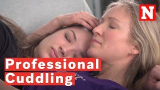 We Tried Professional Cuddling  Heres How It Went [upl. by Cypro]