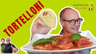 🇮🇹 Tortelloni ¡Famosa pasta rellena italiana [upl. by Sibley]