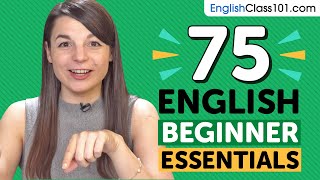 Learn English 75 Beginner English Videos You Must Watch [upl. by Kimberley847]