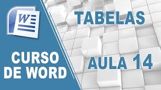 Tabelas  Curso de Word  Aula 14 [upl. by Rosenberg]