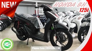 XE amp XE  Review xe Honda SH 125i 2023  Phiên bản đặc biệt ABS  Đen nhám Đen chữ đỏ [upl. by Ynittirb661]