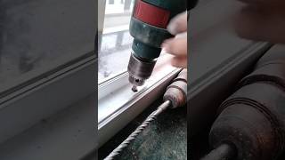 uPVC Window Fiting How is fitting of fast windows🤔feet upvcwindows shortvideo [upl. by Analihp]