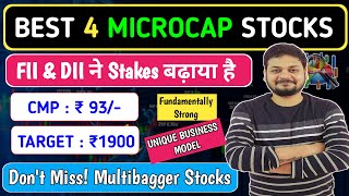 93 Rs कि Microcap Stock  Target 1900  Best Penny Stocks To Buy Now In 2024  Penny Stocks for 2024 [upl. by Raouf]