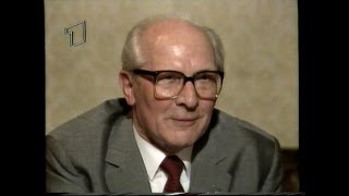 Erich Honecker  ARDInterview 1991 Moskau 43 Min [upl. by Airdnat]