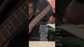 Wasting My Hate by Metallica bass cover and song history [upl. by Estel]