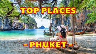 Best 12 Beautiful Places To Visit in Phuket  Thailand [upl. by Ahsekyw225]