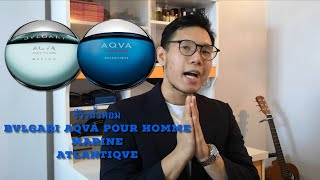 รีวิวน้ำหอม Bvlgari Aqva Pour Homme Marine amp Atlantiqve💦💙 [upl. by Karwan]