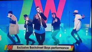 Backstreet boys live Dont go breaking my heart [upl. by Schmitz]