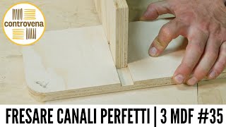 DIMA PER FRESARE CANALI PERFETTI  3 Minuti Di Falegnameria 35  Fai da te e lavorazione del legno [upl. by Itnuahsa378]