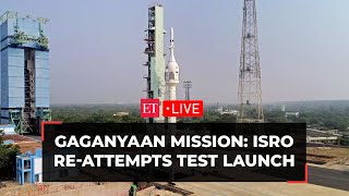 ISRO successfully launches Gaganyaan mission test flight [upl. by Ahtekal]