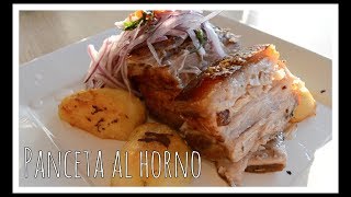 Panceta Al Horno ∆ Cocina Peruana [upl. by Hbahsur332]