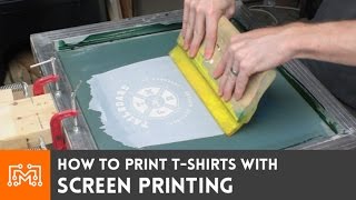 Screen Print Your Own Tshirts  HowTo  I Like To Make Stuff [upl. by Nortyad]