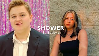 Connor Cain and Azalea CareyCazaleaShower [upl. by Brebner849]