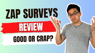 Zap Surveys Review  Is This A Legit Way To Earn Money Online Truth Told [upl. by Ida406]