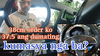 38cm vs 375cm STEERING WHEEL COVER [upl. by Goldarina]