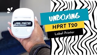 HPRT T20 Portable Label Maker Review amp Demonstration [upl. by Merrielle]