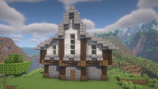 Minecraft  How to A Calcite and Stone Starter House In Minecraft 120 Tutorial [upl. by Sletten705]