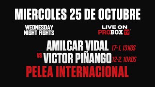 Miercoles de Boxeo Uruguayo  Amilcar Vidal vs Victor Pinango [upl. by Enilehcim]