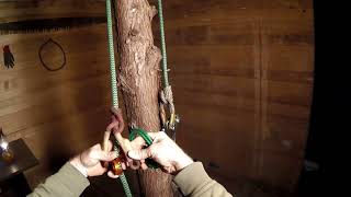 Schwabisch amp Distel  Arborist Climbing Hitches amp Knots [upl. by Ahsinej128]