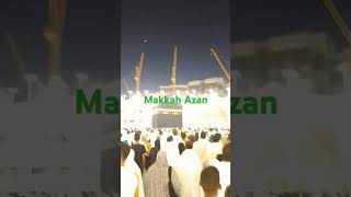 Beautiful Makkah Kaaba Kabbah Masjid Al Haram Makkah Mukaramah Adhan Sweet Azan VoiceMecca Adzan [upl. by Amathist]