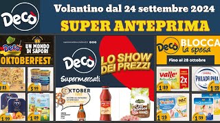 volantino Decò Supermercati 23 settembre 2024 ✅ Lo show dei prezzi anteprima OktoberFest offerte [upl. by Goto657]