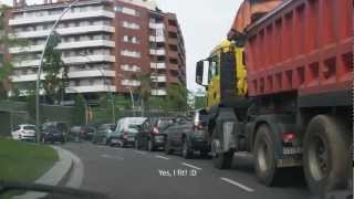 E Túnels de Barcelona Ronda del Mig  Túnel de la Rovira [upl. by Drawdesemaj]