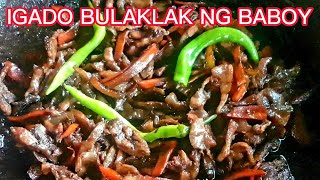 Chicharong bulaklak new recipe Igadong Bulaklak ng baboy pinoyrecipe youtube cookwithme [upl. by Claudius6]