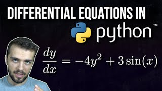 How to Solve Differential Equations in PYTHON [upl. by Candida]