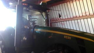 John Deere 8530 Cold Start [upl. by Scurlock]