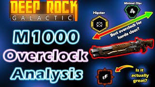 M1000 Overclock Analysis  Deep Rock Galactic [upl. by Auston]