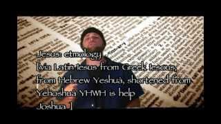 quotWhat is His Sons Namequot A closer look at the name יהושוע Yahushua 1of9 [upl. by Lladnar]