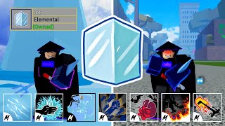 Best ONE SHOT Ice fruit Combos with Every Fighting Style Blox fruits [upl. by Ebba]