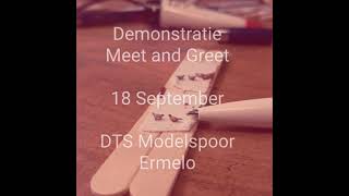 18 September DTS Modelspoor Ermelo Van Petegem Scenery [upl. by Eelyk]