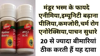 मंडूर भस्म के फायदे  Mandoor Bhasma Benefits amp Uses  एनीमियापीलियाकमजोरीइम्यूनिटीपेट के लिए [upl. by Anneyehc205]