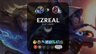 Ezreal ADC vs Xayah  VN Challenger Patch 144 [upl. by Aroz]