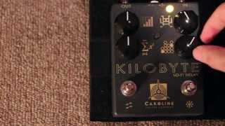 Caroline Kilobyte LoFi Delay Demo [upl. by Trela639]