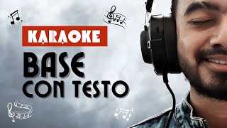 Karaoke con Testo  Aeroplano  883  Base Musicale in MP3 [upl. by Hsirahc181]