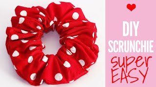 How to Make a Scrunchie  DIY Scrunchie Tutorial [upl. by Eiuqnom971]