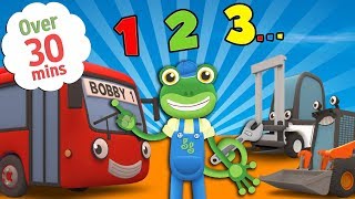 Preschool Learning Videos with Gecko  Learn Counting Colours amp Shapes For Children [upl. by Buke741]