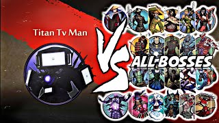 Shadow Fight 2 Titan Tv Man Vs All Bosses [upl. by Refiffej]