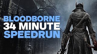 Bloodborne Speedrun in 34 Minutes [upl. by Ametaf628]