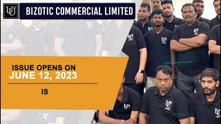 Bizotic commercial Limited Ipo  Urban United [upl. by Karla753]