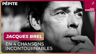 Jacques Brel en 4 chansons incontournables [upl. by Germayne]