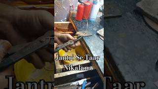 Jantri se taar nikalana rsjewelleryagra goldsmith ytshorts [upl. by Tasia]