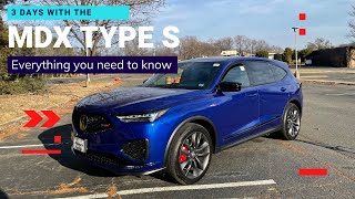 2022 Acura MDX Type S Review  THE DRIVE Looks and Features “Time With” Ep 01 [upl. by Mook]