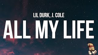 Lil Durk  All My Life Lyrics feat J Cole instrumental  KAROKE [upl. by Candida]